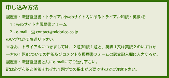 申込方法